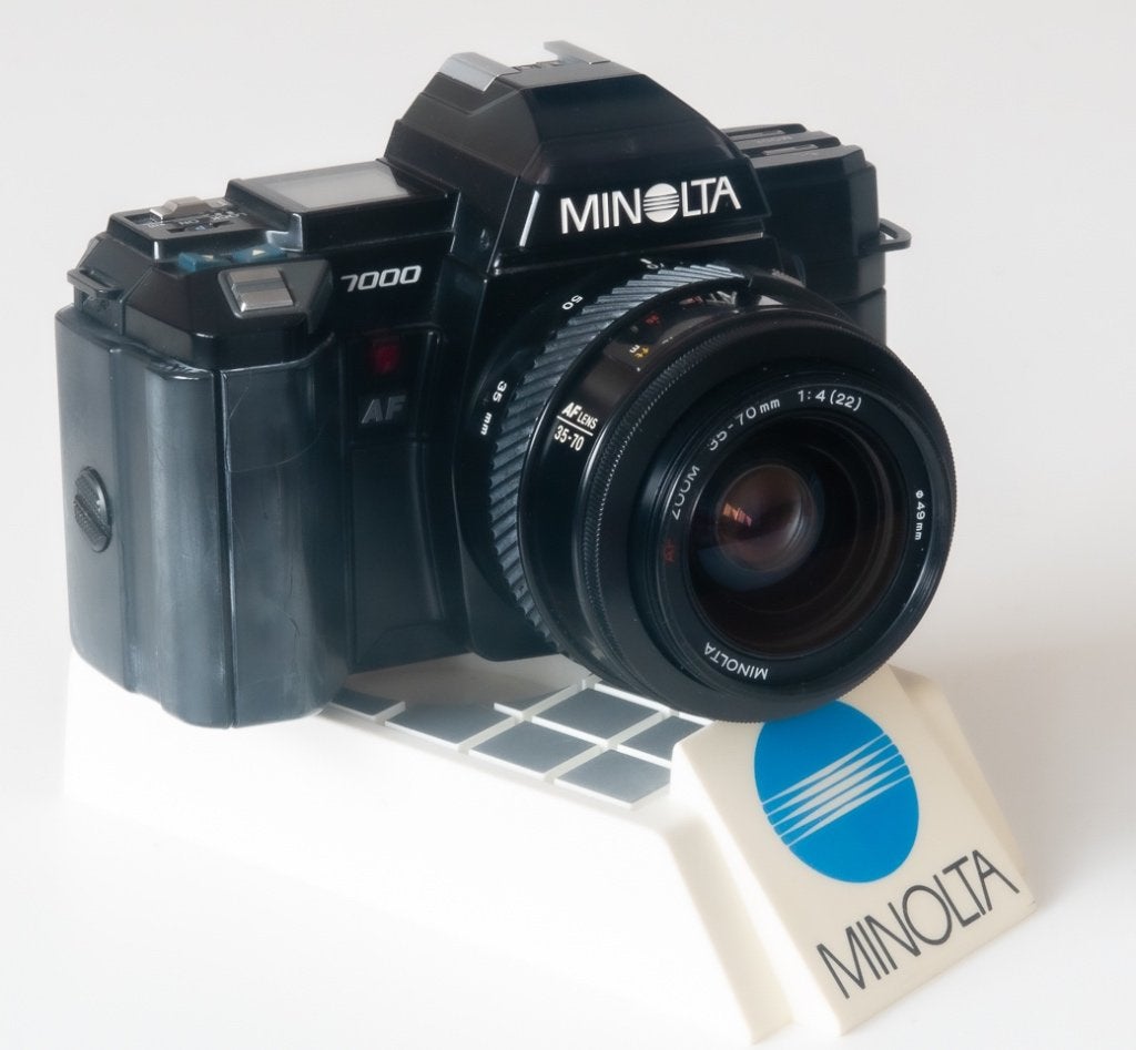 MINOLTA, Audio, Tv en Foto, Fotocamera's Analoog, Ophalen of Verzenden, Gebruikt, Spiegelreflex, Minolta