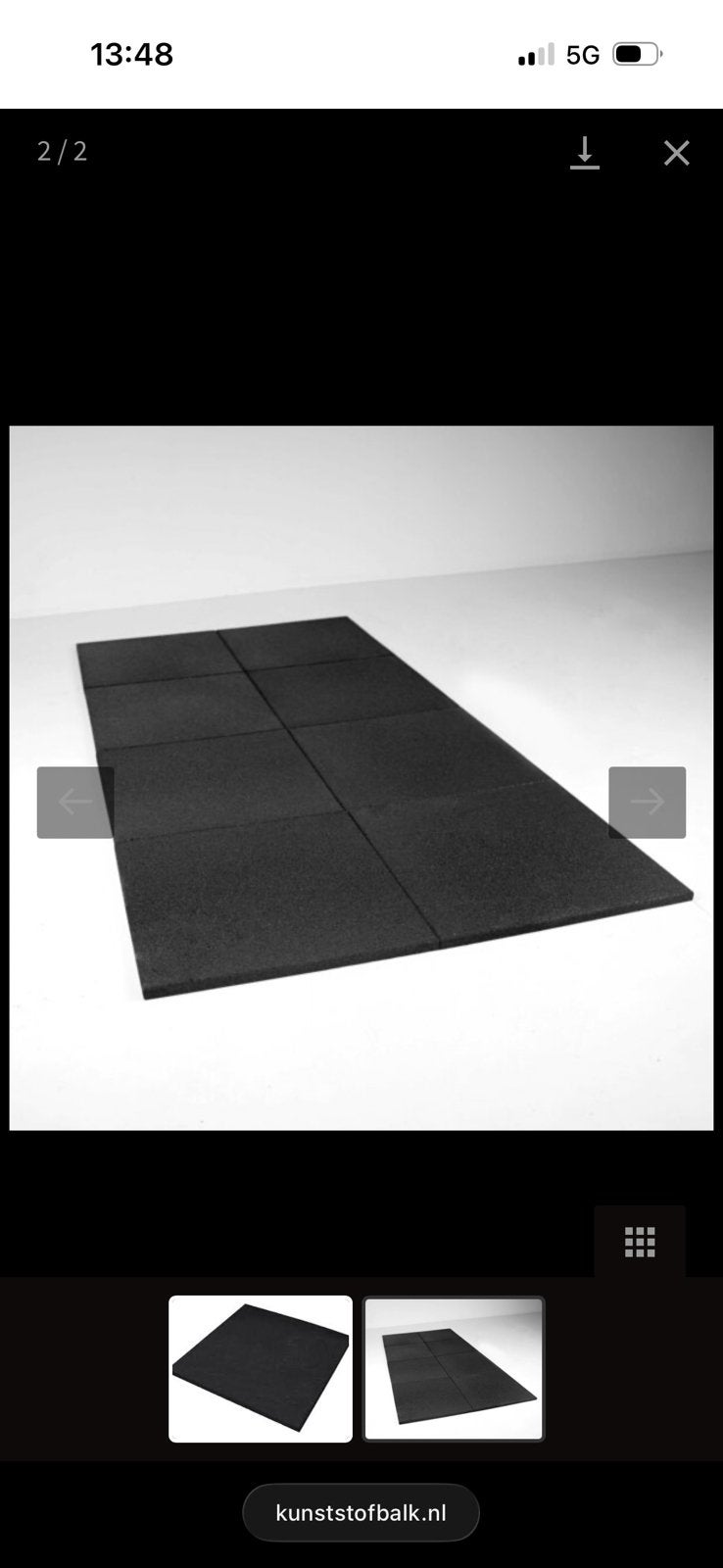 Nieuw in ons assortiment! rubber fitness tegels!, Ophalen, Zo goed als nieuw, Overige typen