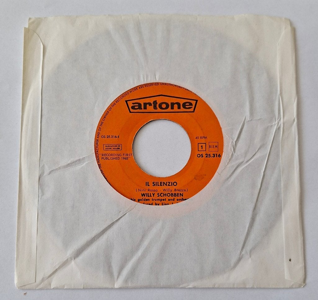 Willy Schobben - Il silenzio, Ophalen of Verzenden, Gebruikt, Pop, Single