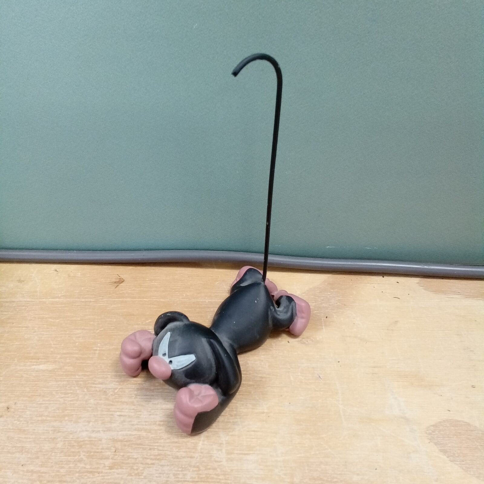 Zwarte Marsupilami beeldje van Franquin, door Marie Leblon, Ophalen of Verzenden, Guust of Robbedoes, Zo goed als nieuw, Beeldje of Figuurtje