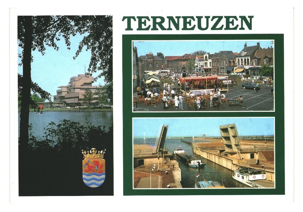 40132 Terneuzen Zeeland 80+ Gelopen met postzegel