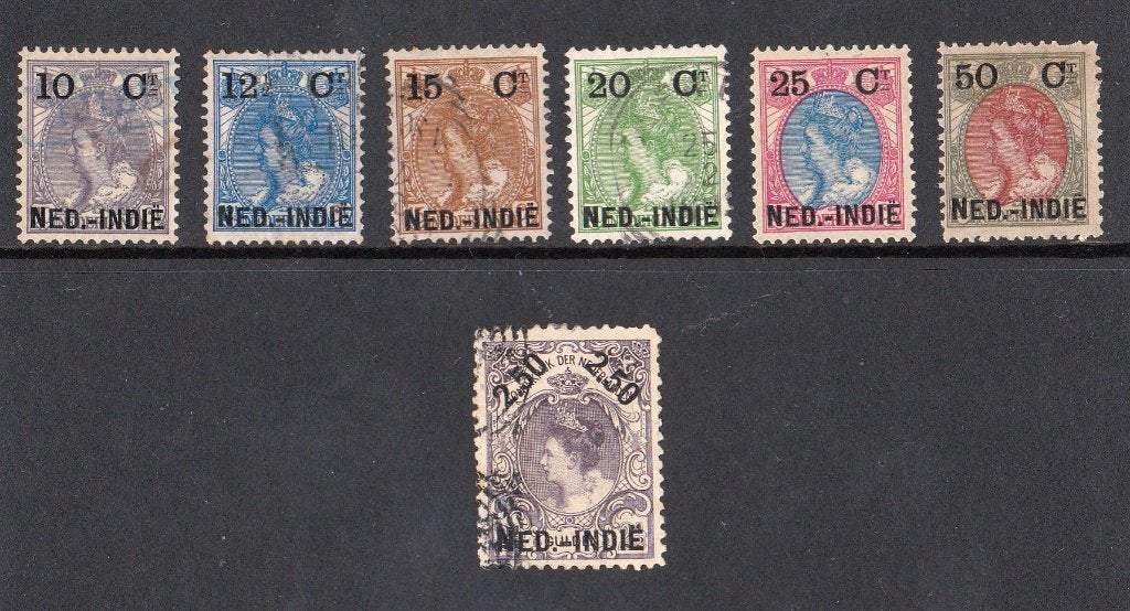 Nederlands Indië Hulpuitgifte 1900, Ophalen of Verzenden, Gestempeld, Nederlands-Indië
