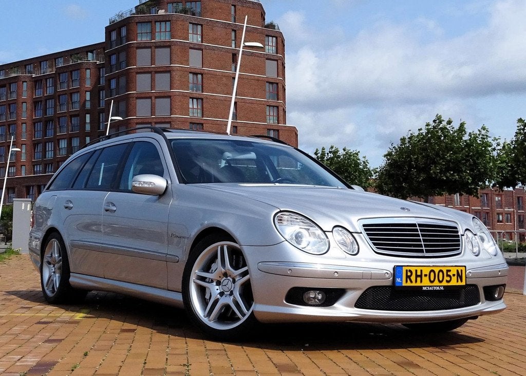 Mercedes-Benz E-klasse Combi AMG 55 Schuifdak 7 Persoons!, Automaat, Achterwielaandrijving, Gebruikt, 120 €/maand