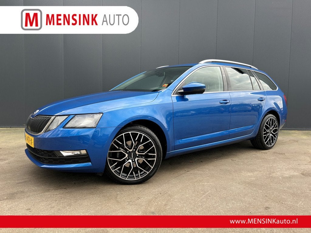 Skoda Octavia Combi 1.0 TSI Ambition TREKHAAK NAVI CRUISE EC, Blauw, 116 pk, Origineel Nederlands, 630 kg