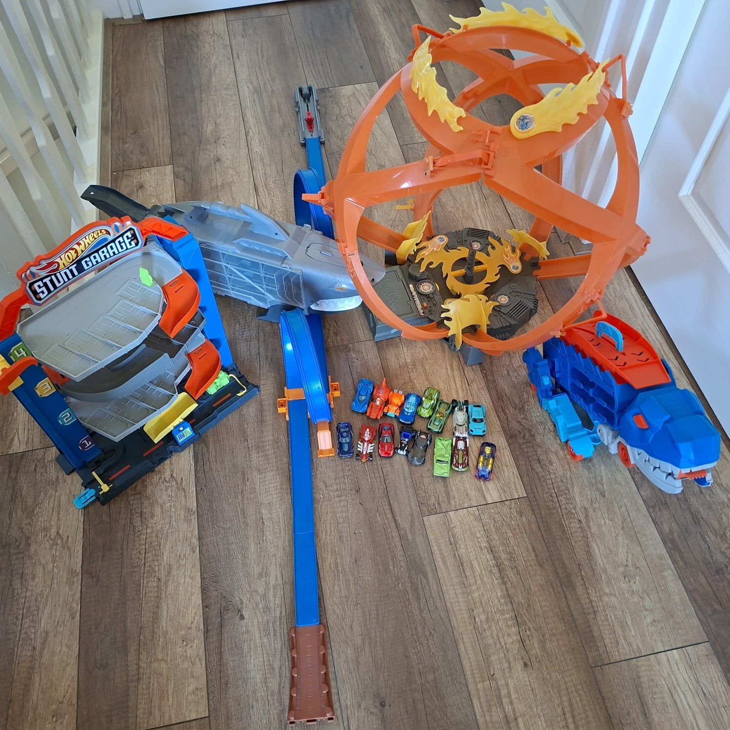 grote Hot Wheelset, Ophalen of Verzenden, Zo goed als nieuw, Handmatig, Hot Wheels
