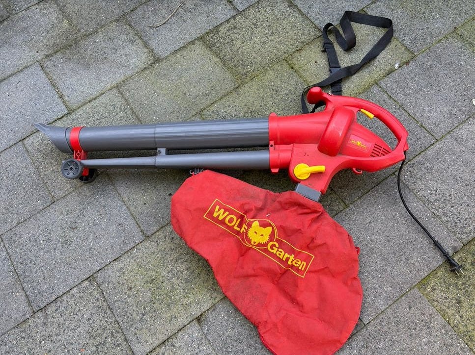 Wolf Garten LBV 2600 E Bladblazer/Bladzuiger, Ophalen, Gebruikt, Handgedragen, Met opvangzak
