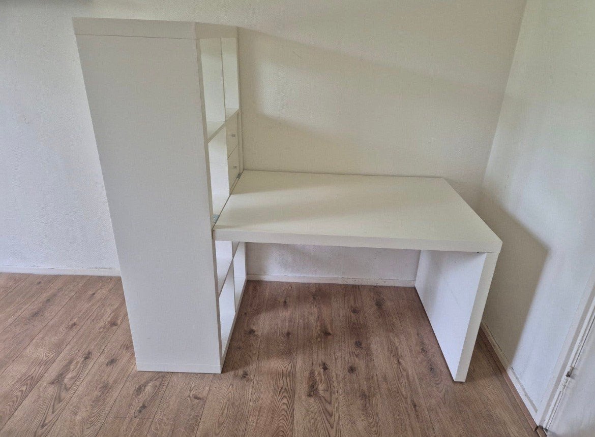 Kallax bureau wit ikea, Ophalen, Gebruikt