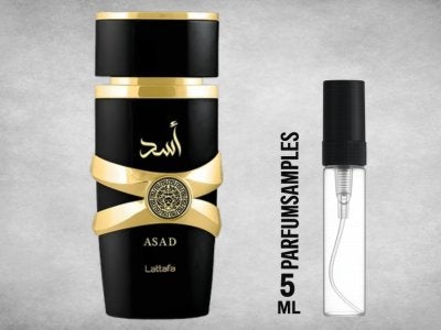 Lattafa Asad 5ml sample, Sieraden, Tassen en Uiterlijk, Uiterlijk | Parfum, Nieuw, Verzenden