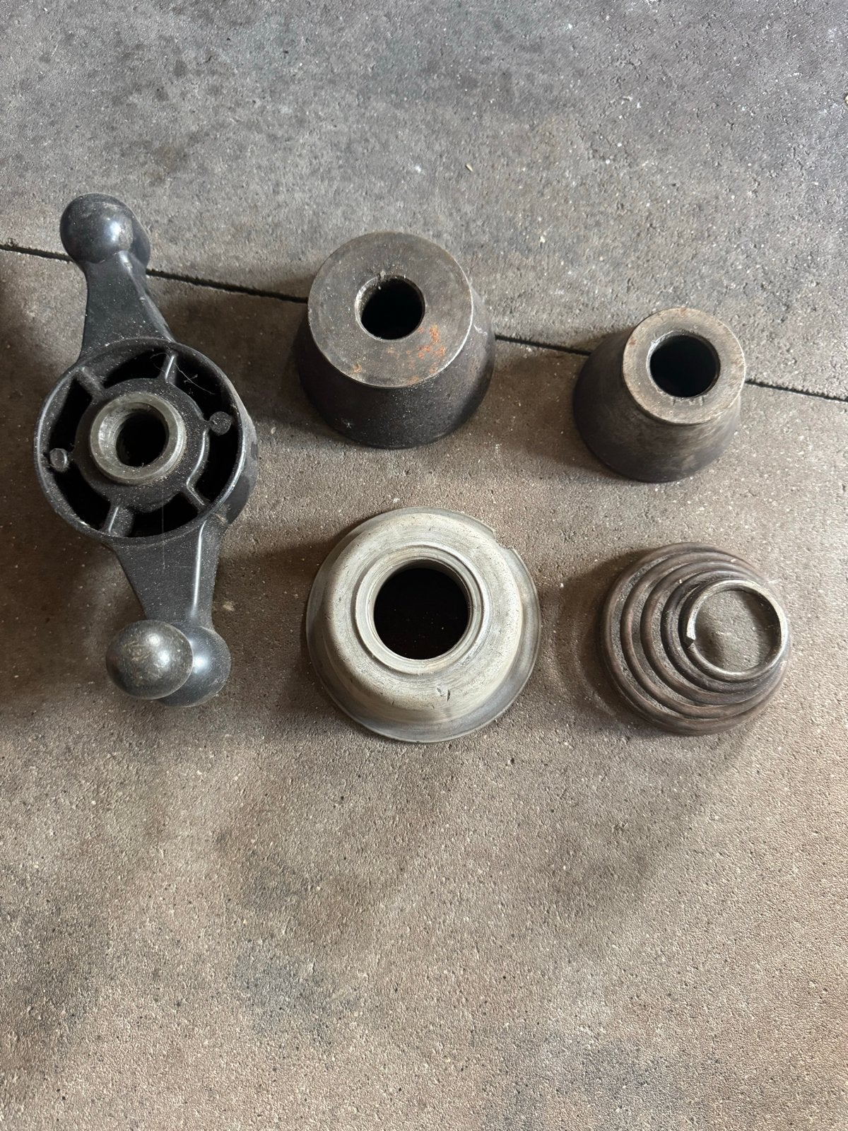 conische adopters van een balco balanceer machine, Ophalen of Verzenden, Gebruikt