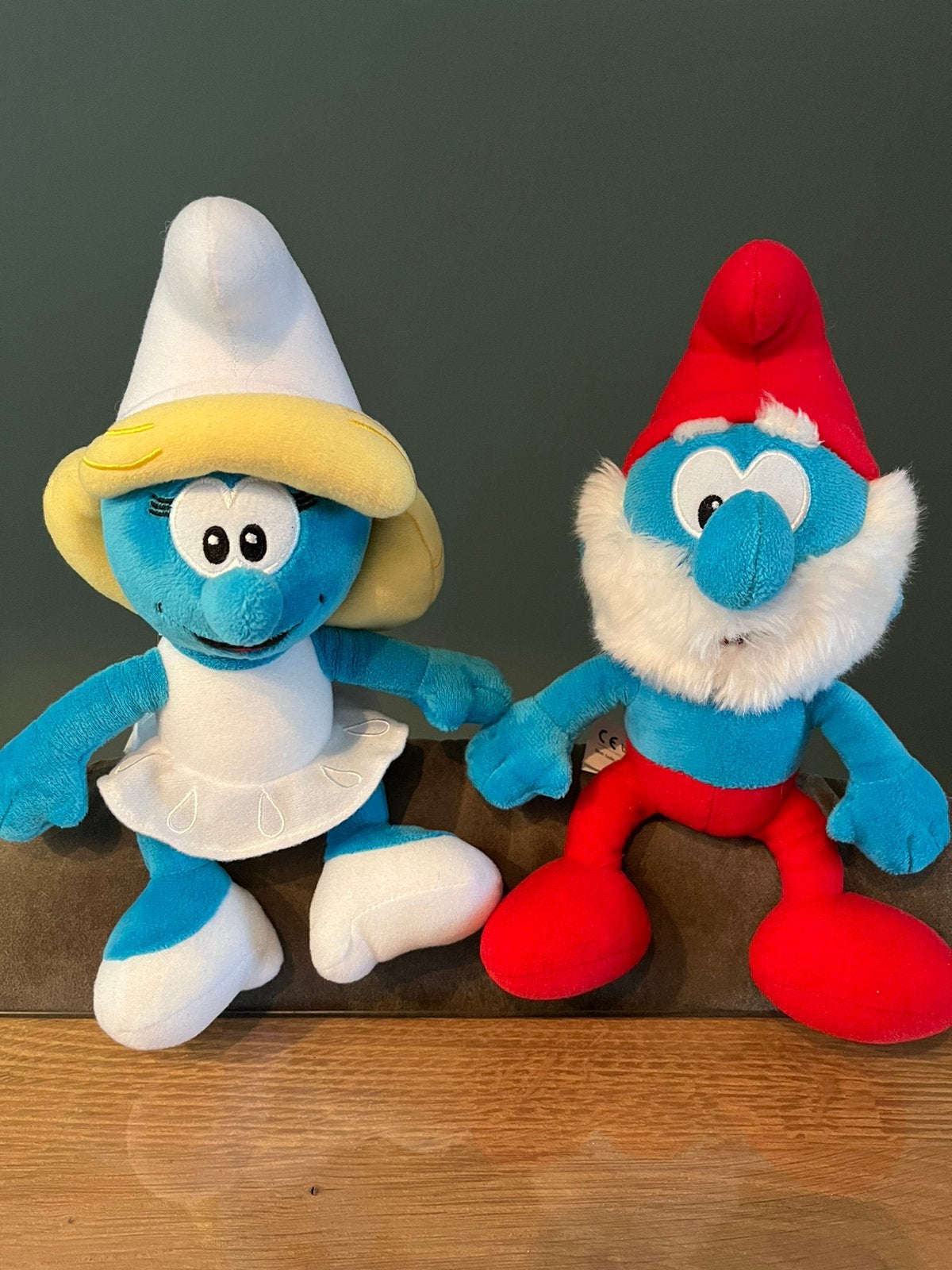 Gave set Smurfen knuffels 28cm, Verzamelen, Smurfen, Ophalen of Verzenden, Zo goed als nieuw, Verschillende Smurfen