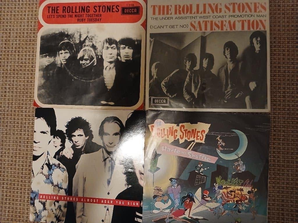vinyl singels rolling stones, Cd's en Dvd's, Vinyl | Rock, Ophalen of Verzenden, Zo goed als nieuw, Overige formaten, Poprock