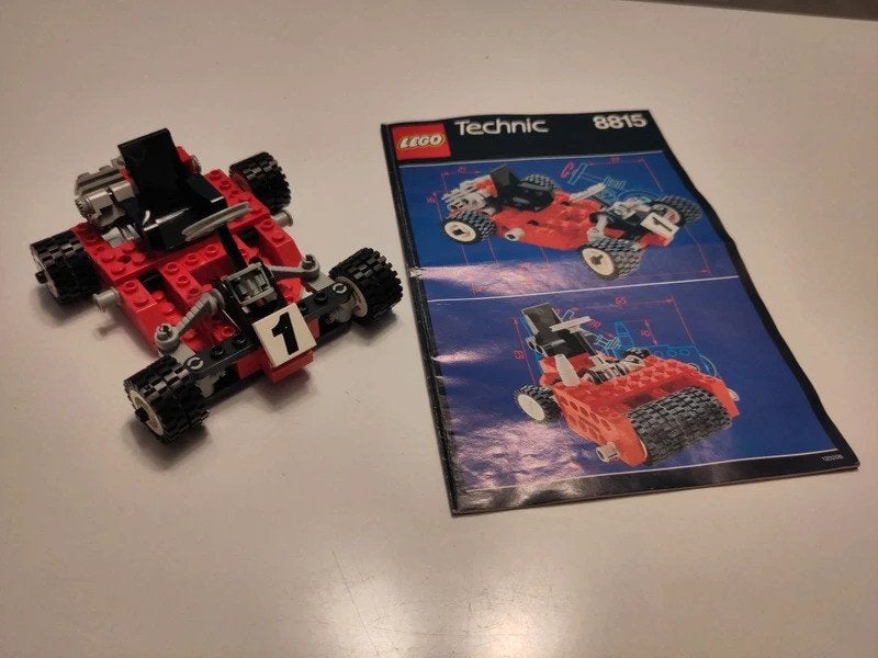 Lego Technic 8815 - Speedway Bandit (1991), Gebruikt, Lego, Compleet, Ophalen of Verzenden
