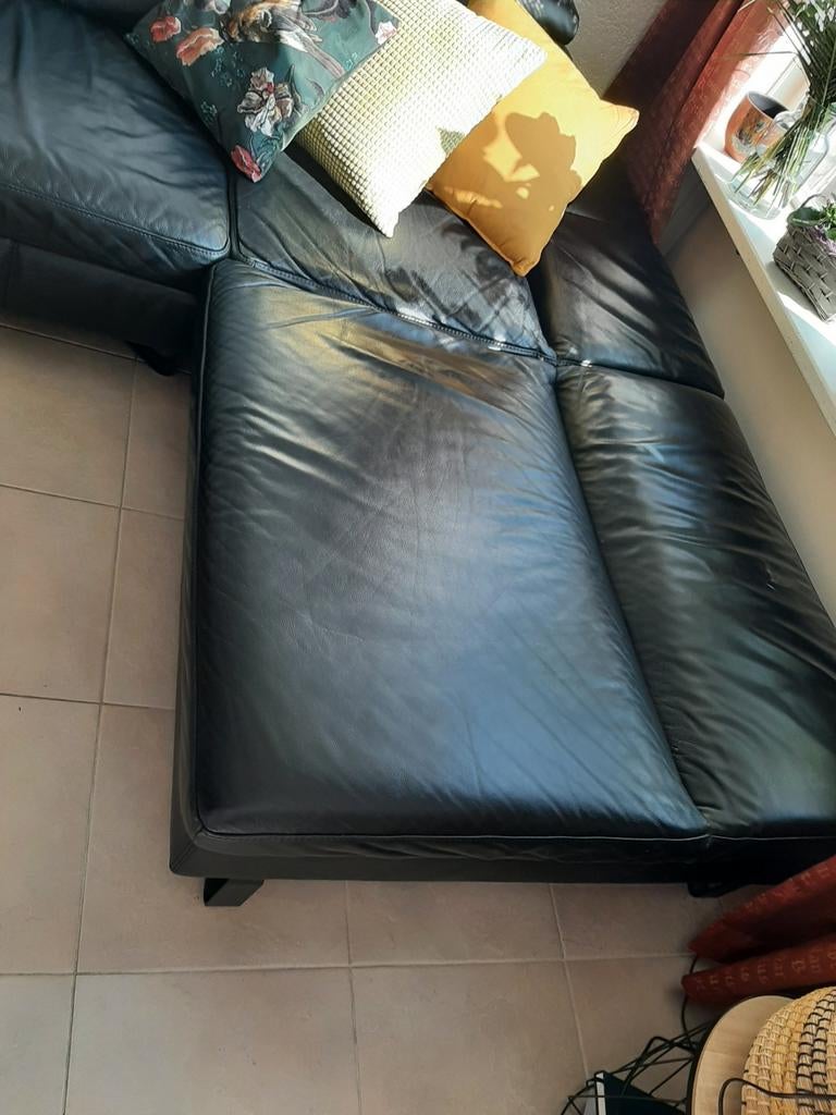 Hoekbank, Huis en Inrichting, Banken | Bankstellen, Ophalen, Gebruikt, 100 tot 125 cm, Hoekbank