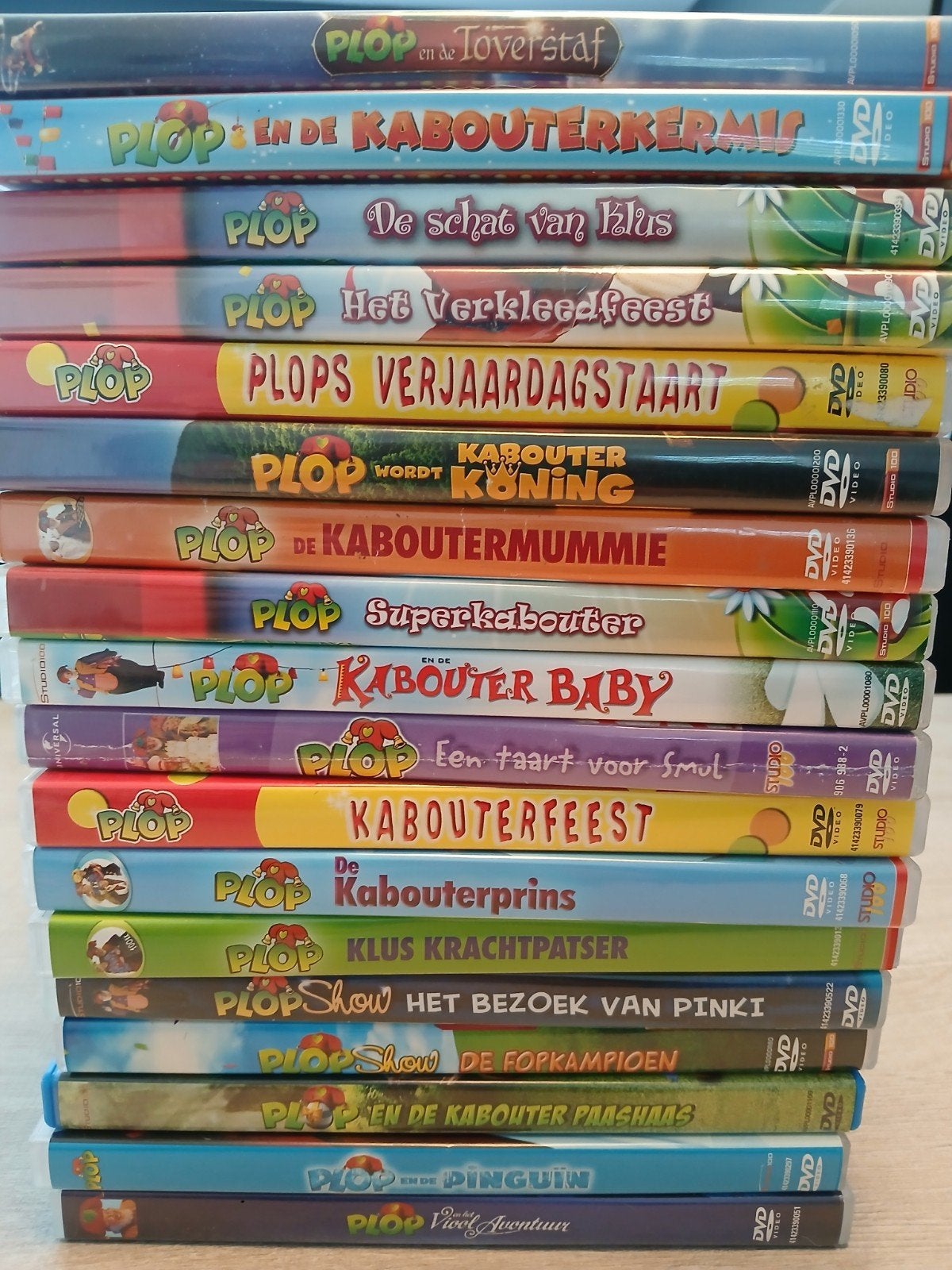 plop dvd's  ( zie foto's,  en titels en prijzen hieronder ), Cd's en Dvd's, Alle leeftijden, Ophalen of Verzenden, Zo goed als nieuw