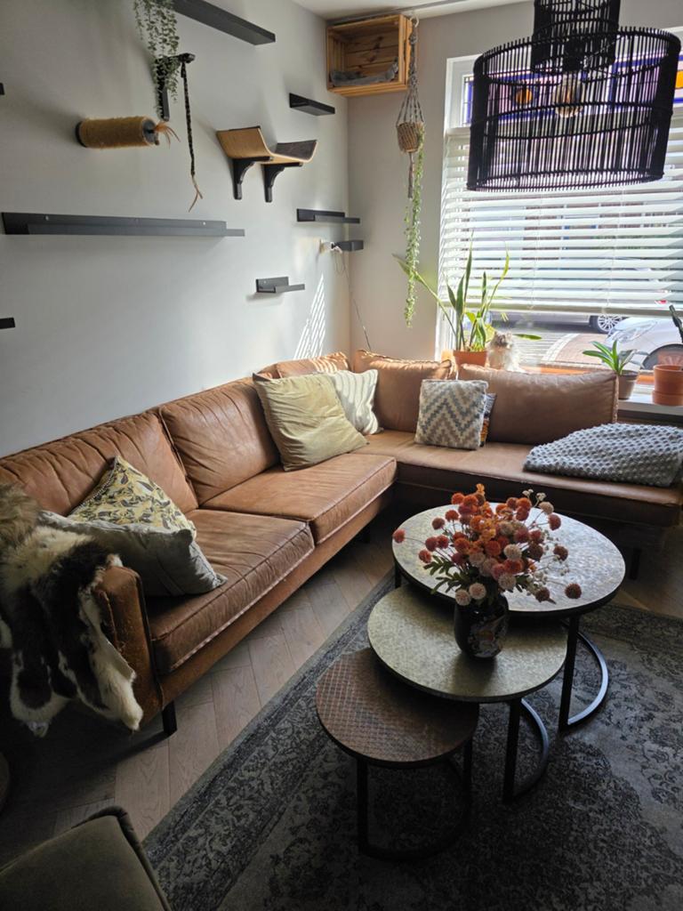 Hoekbank be pure rodeo GRATIS, Huis en Inrichting, Ophalen, Gebruikt, Leer