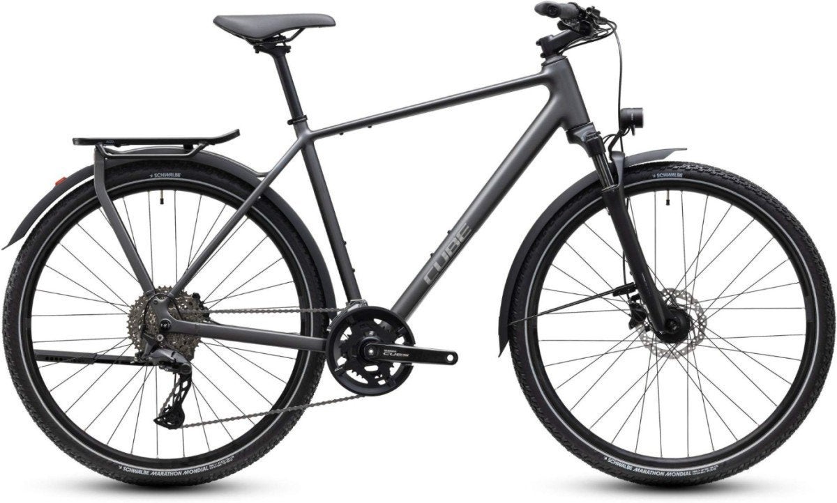 CUBE KATHMANDU PRO Heren Slabgrey/Chrome 58cm L, -, -, Versnellingen, Nieuw