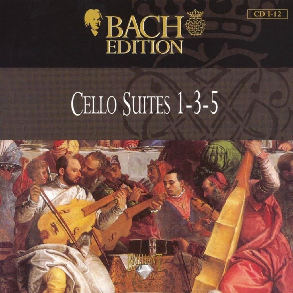 bach edition cello suites 1-3-5 cd, Verzenden, Barok, Zo goed als nieuw, Kamermuziek
