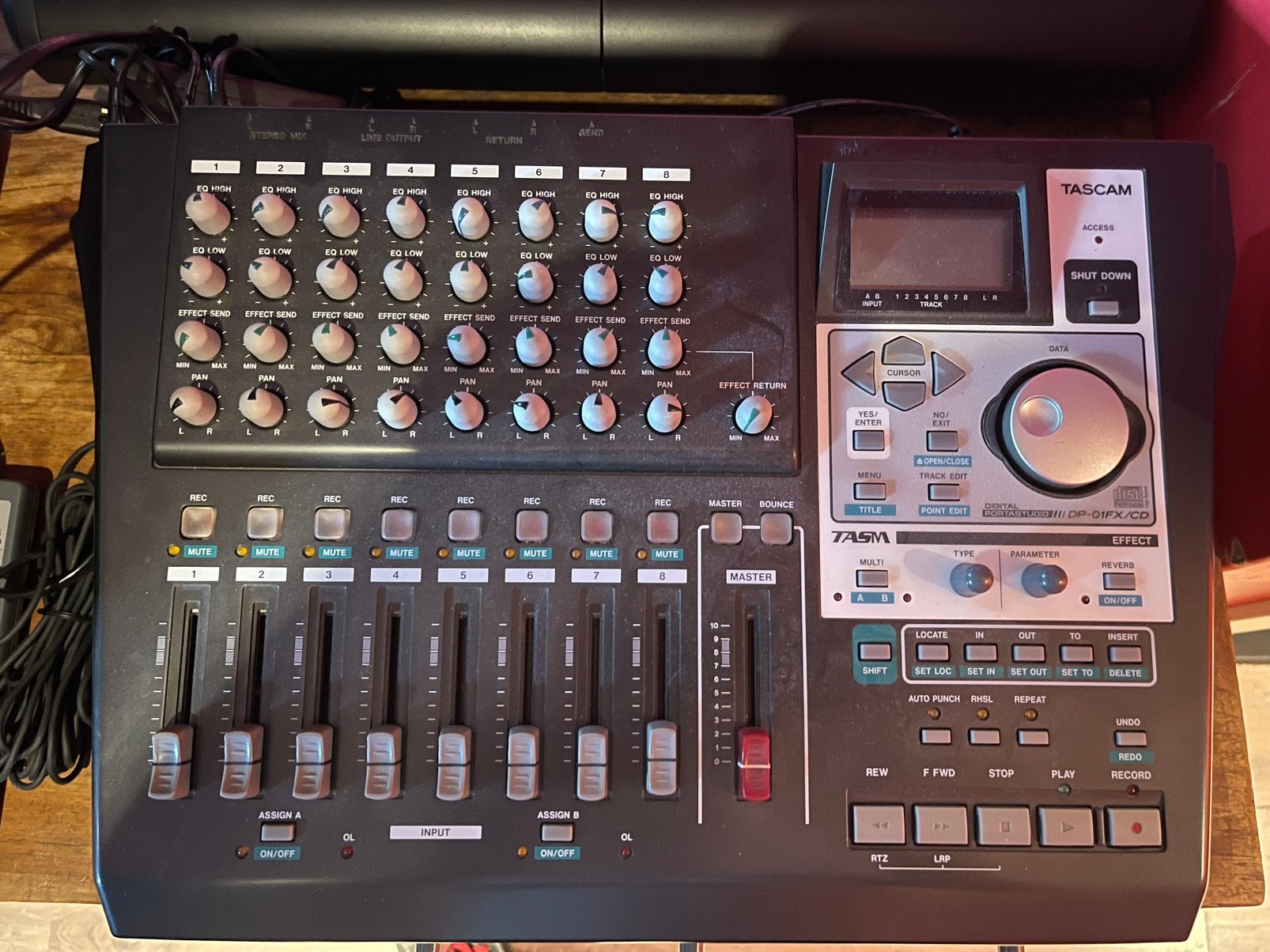 Tascam DP01fx/cd, Ophalen of Verzenden, Gebruikt, Audio