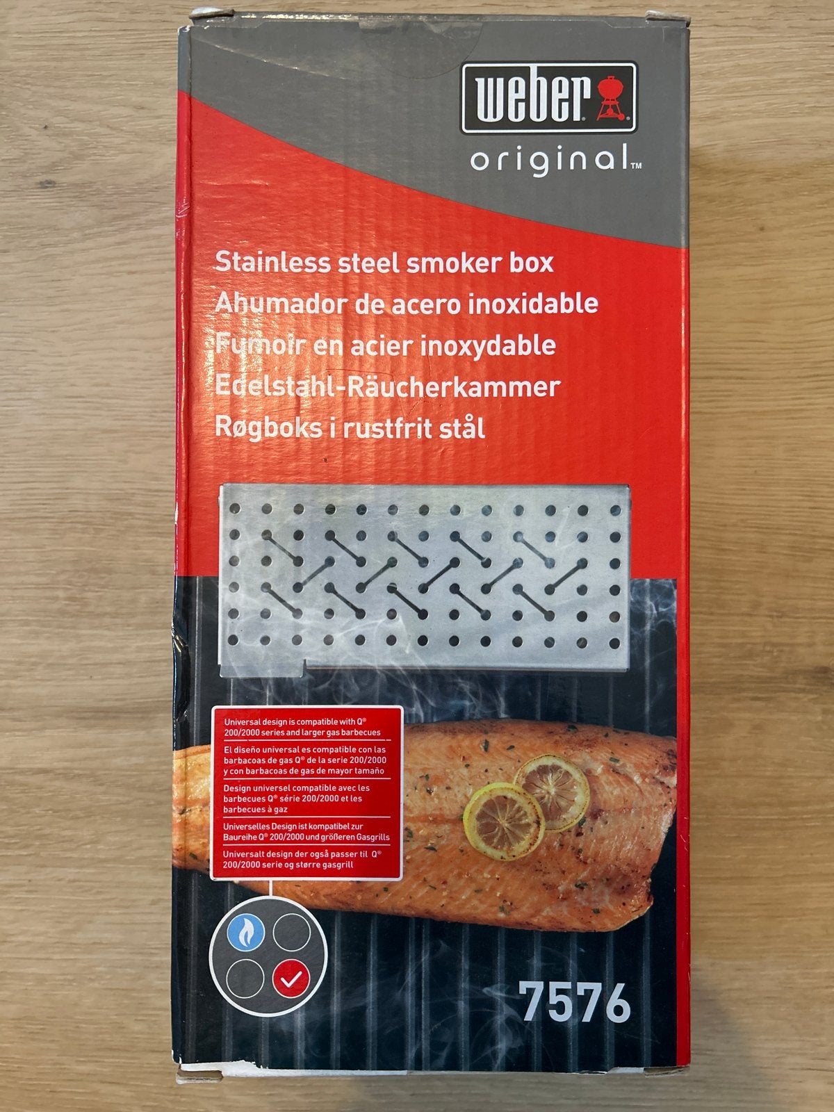 Weber Original RVS Rookbox - Model 7576, Ophalen, Nieuw