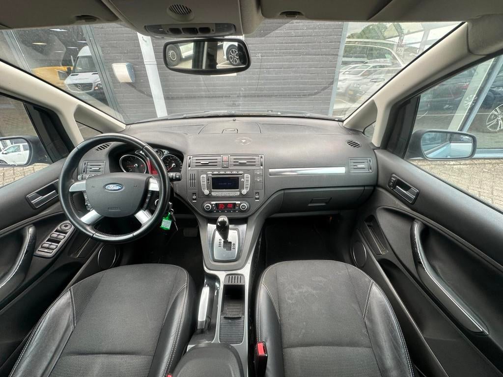 Ford C-Max 2.0-16V Titanium/NAVI/AIRCO/AUTOMAAT!, Gebruikt, Leder en Stof, Origineel Nederlands, Bedrijf