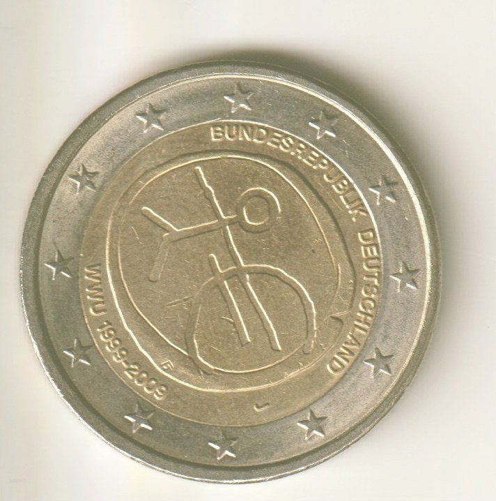 2 euro 2009 j duitsland emu, Postzegels en Munten, Munten | Europa | Euromunten, Verzenden, Duitsland, 2 euro