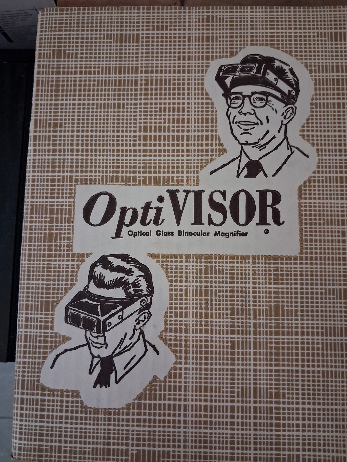 Vintage OptiVISOR Hoofdloep - Optische Glas Binoculaire, Ophalen of Verzenden