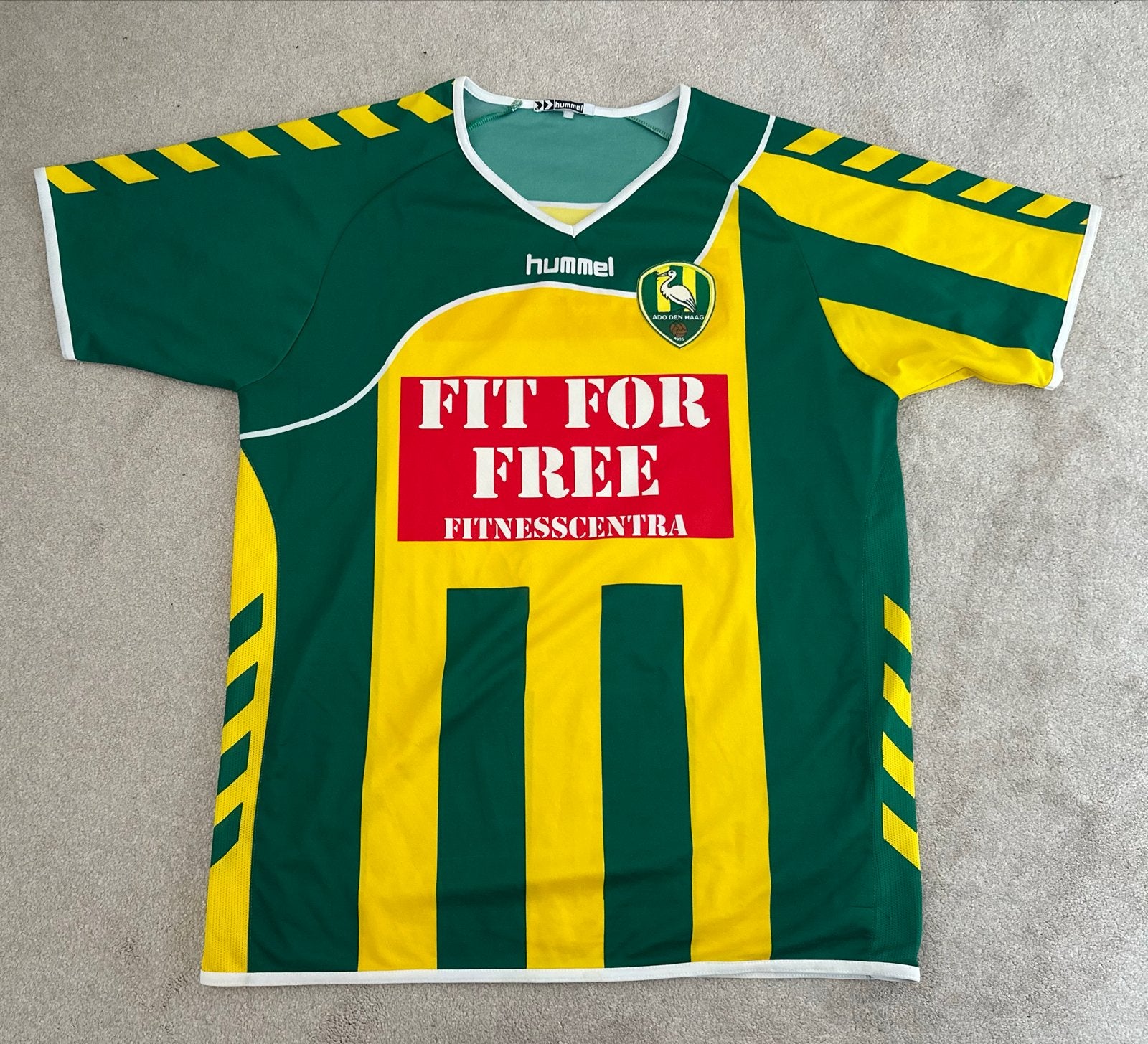 ADO Den Haag shirt 2009/2010 - Maat L, Maat 52/54 (L), Ophalen of Verzenden, Voetbal, Gedragen