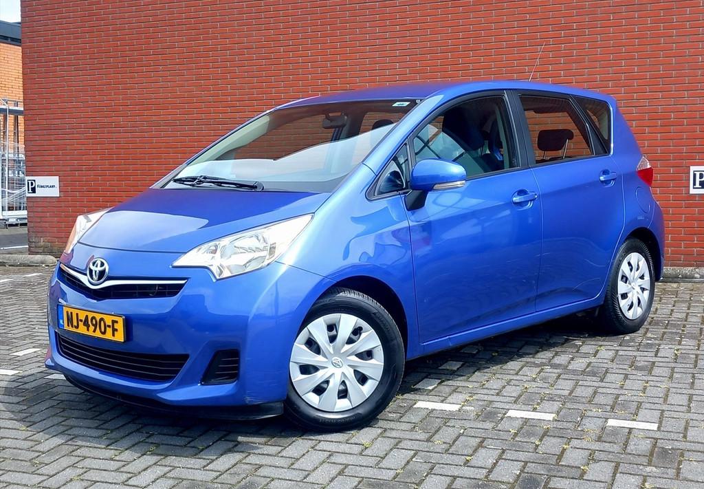 TOYOTA Verso-S 1.3 VVT-i 99pk Comfort Airco/Trekhaak, Euro 5, Stof, Gebruikt, Zwart