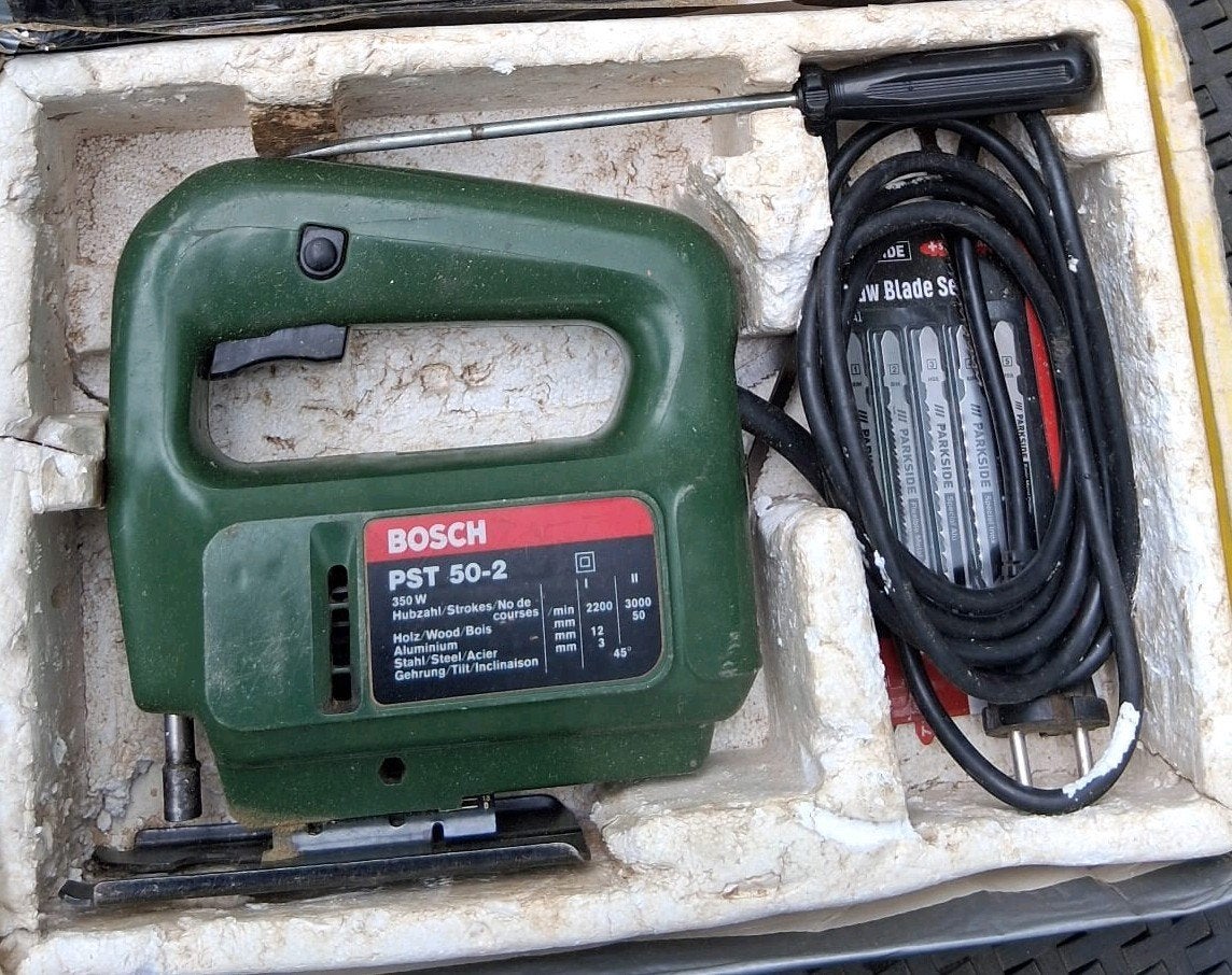 Bosch PST 50-2 Decoupeerzaag - Gebruikt, Gebruikt, Decoupeerzaag, Ophalen of Verzenden, 30 tot 70 mm