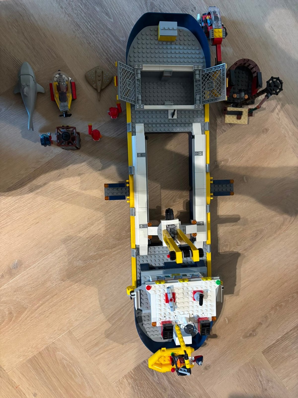 LEGO City Diepzee Onderzoeksschip met accessoires, Ophalen of Verzenden, Gebruikt, Overige merken
