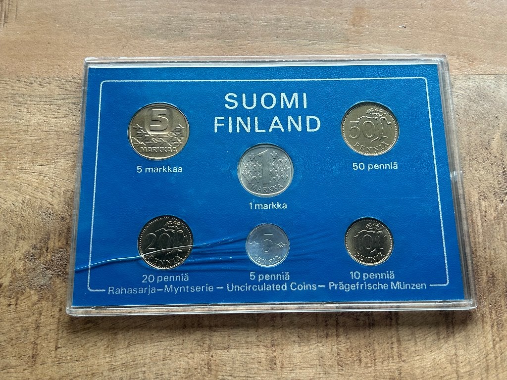 Munten set Finland 1982, Postzegels en Munten, Ophalen of Verzenden, Finland, Overige waardes
