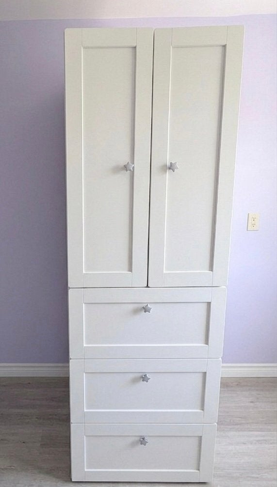 Smastad/Platsa kledingkast met frame, Kinderen en Baby's, Ophalen, Gebruikt, 50 tot 70 cm, 105 cm of meer