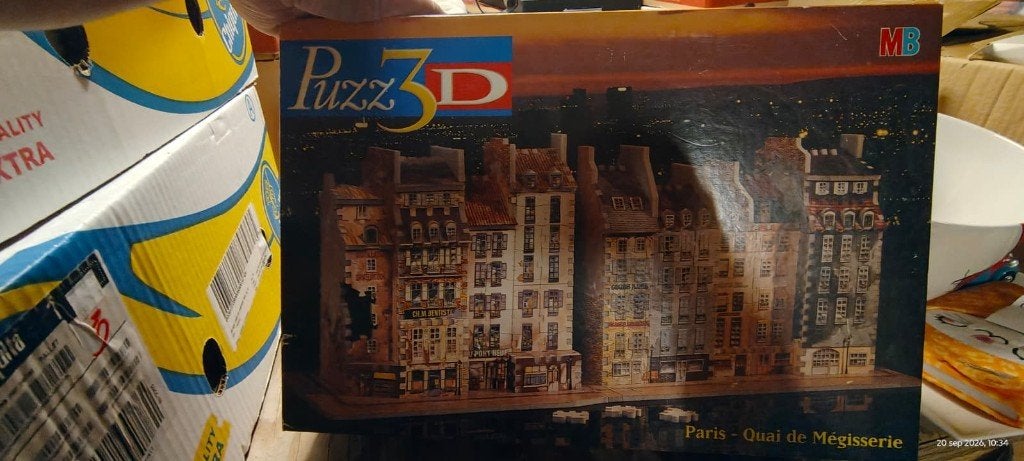 3 d puzzel Parijs Quai, Ophalen of Verzenden, 500 t/m 1500 stukjes, Gebruikt