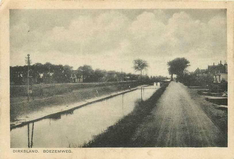 380-850-021 Dirksland Boezemweg, Verzamelen, Verzenden, Voor 1920, Zuid-Holland