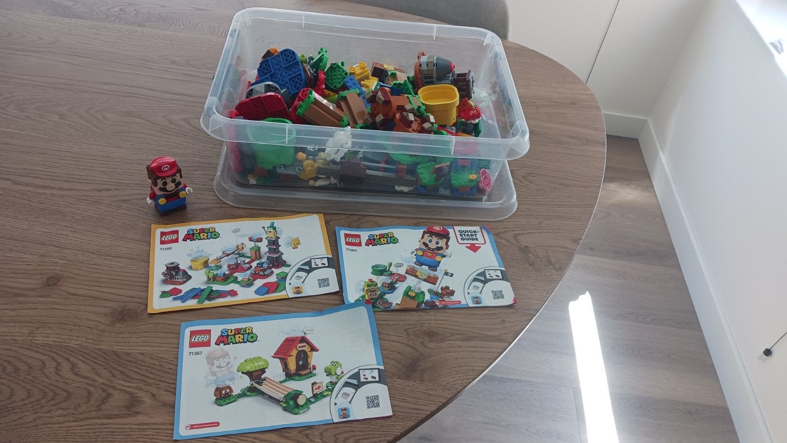 Lego Super Mario set met instructies en figuur, Gebruikt, Overige thema's, Lego, Ophalen of Verzenden