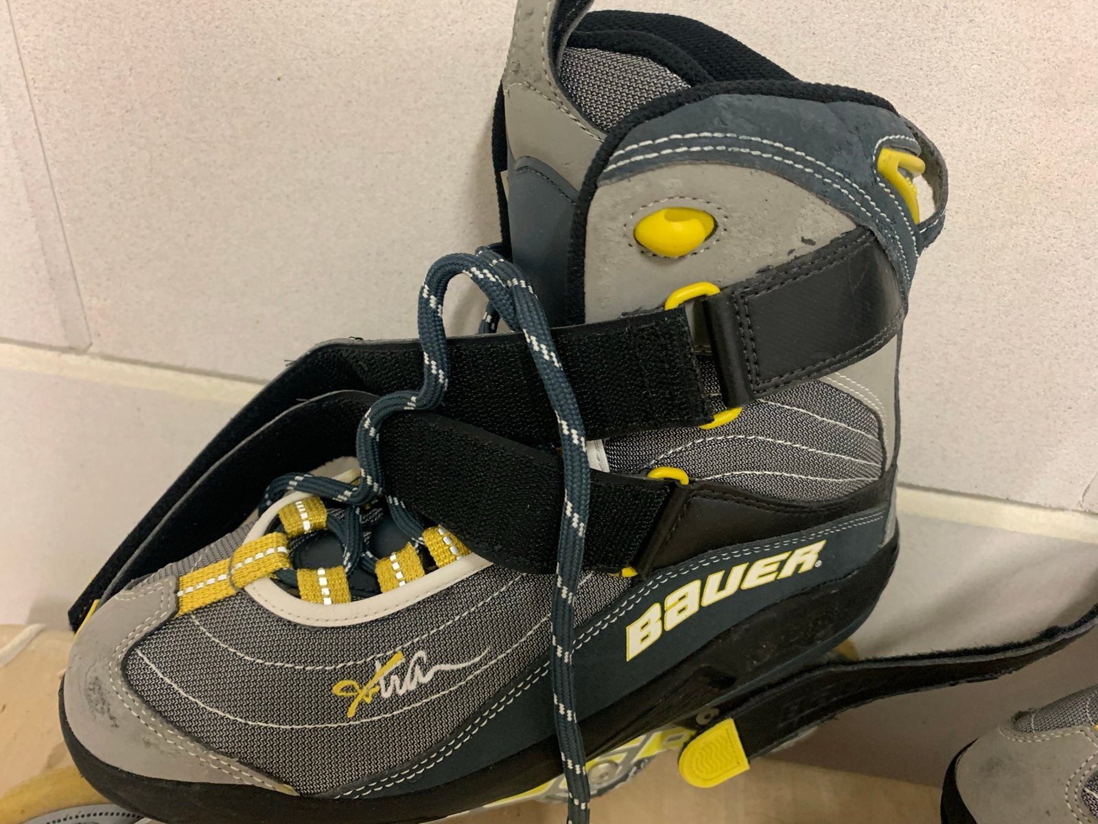 Bauer inline skates, maat 42.5, gebruikt, Ophalen, Bauer, Heren, Zo goed als nieuw