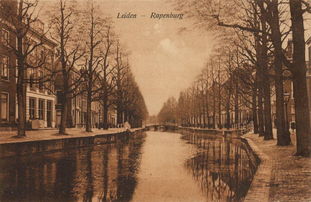 Leiden - Rapenburg - niet gelopen, Ophalen of Verzenden, Voor 1920, Ongelopen, Zuid-Holland