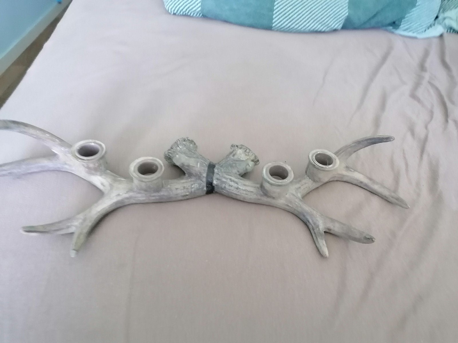 Gewei vorm kaarshouder 50 cm breed / 10 cm hoog / 16 cm lang, Ophalen of Verzenden