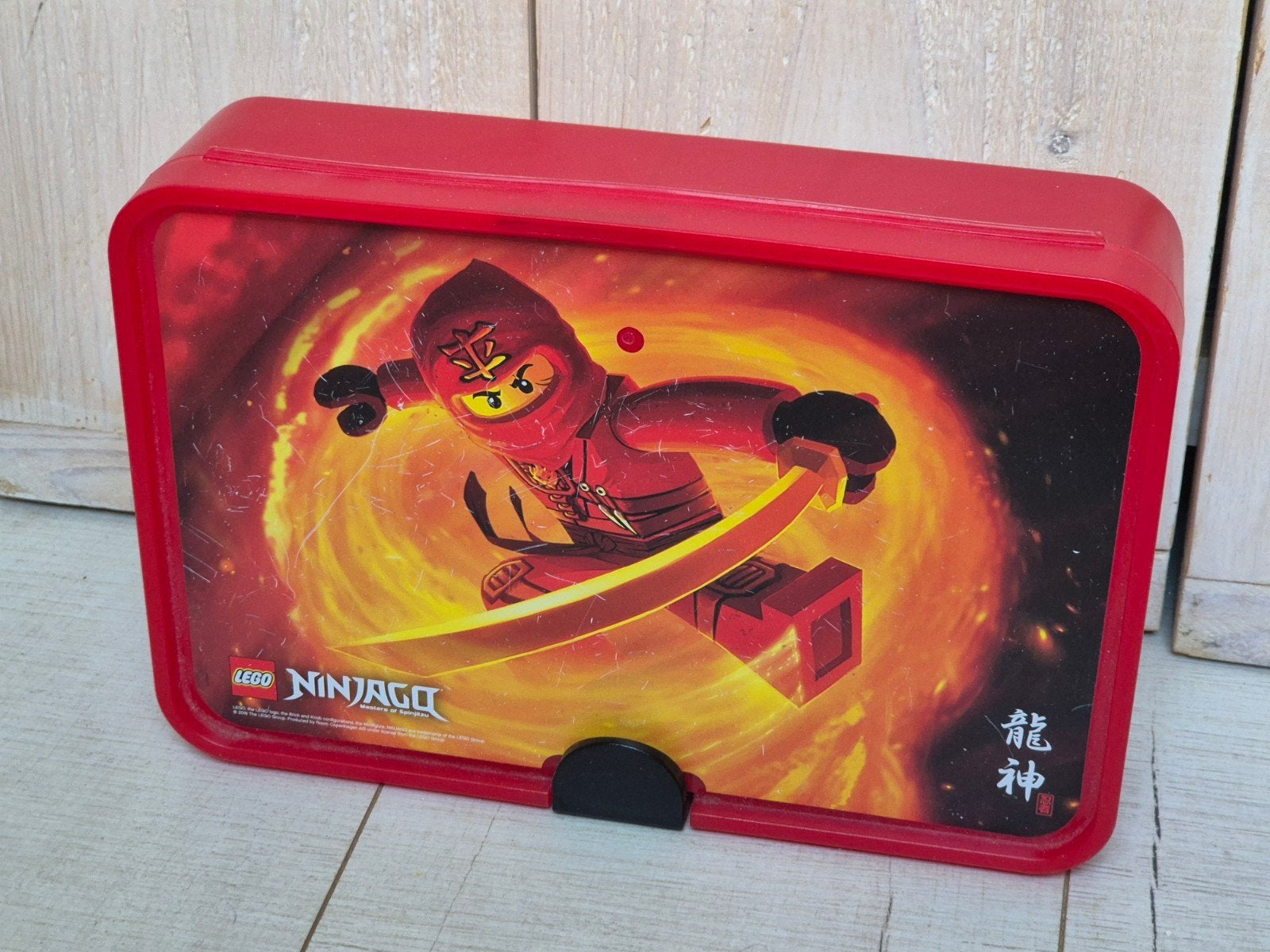 Rode Ninjago LEGO sorteerbox, 5+, Ophalen, Zo goed als nieuw