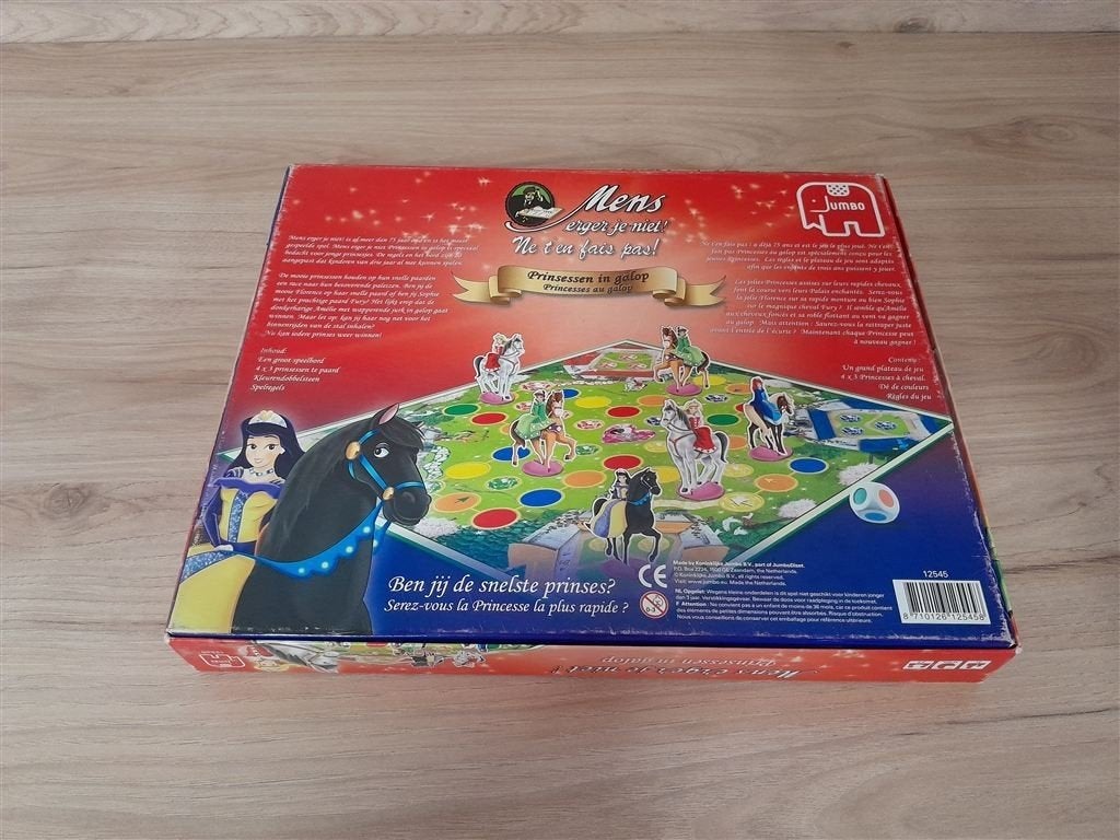 Mens erger je niet - disney prinsessen in galop - s4674, Verzenden, Zo goed als nieuw