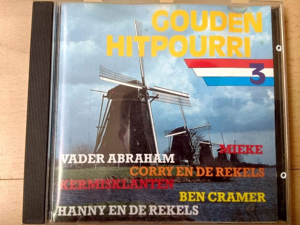 Cd Gouden hitpourri 3 Ben Cramer, Vader Abraham, Wilma, Ophalen of Verzenden, Zo goed als nieuw, Levenslied of Smartlap, Verzamelalbum