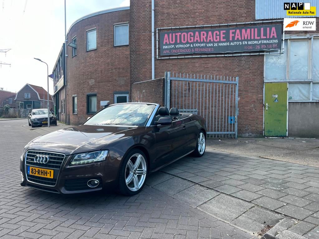 Audi A5 Cabriolet 2.0 TFSI quattro Pro Line S Automaat/Leder, Euro 5, Gebruikt, 4 cilinders, 4 stoelen
