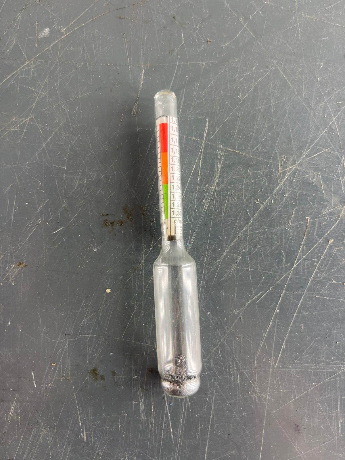 Accuzuur hydrometer / zuurweger voor loodaccu, Ophalen of Verzenden, Zo goed als nieuw