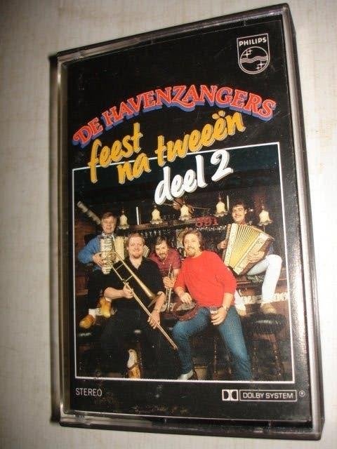 De Havenzangers- Feest na tweeen- Deel 2- PHILIPS- MC, Cd's en Dvd's, Verzenden, Zo goed als nieuw, 1 bandje