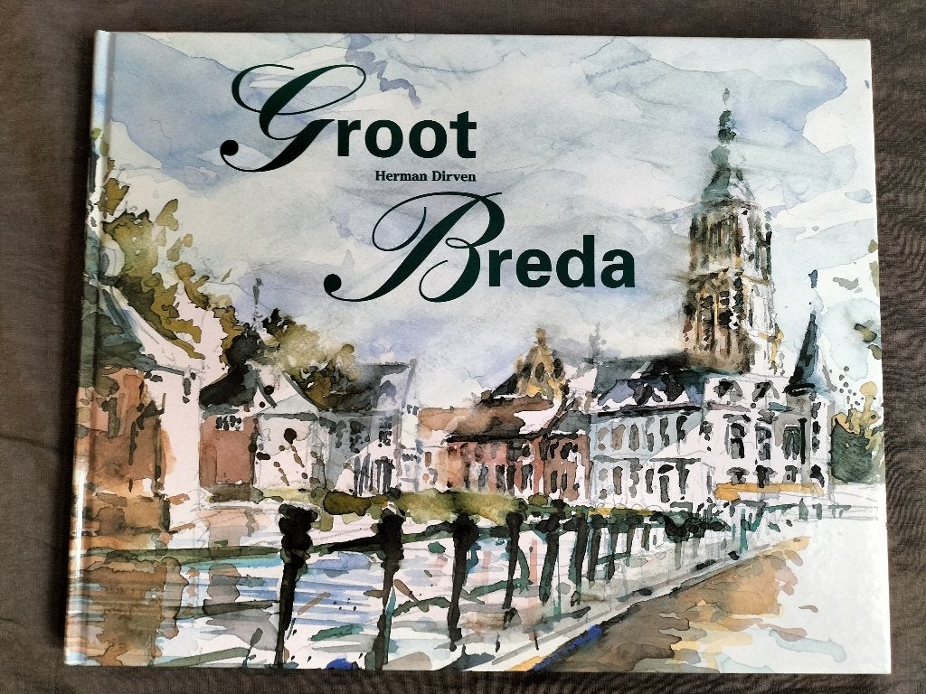 Herman Dirven - Groot Breda, Ophalen of Verzenden, 20e eeuw of later, Zo goed als nieuw, Herman Dirven