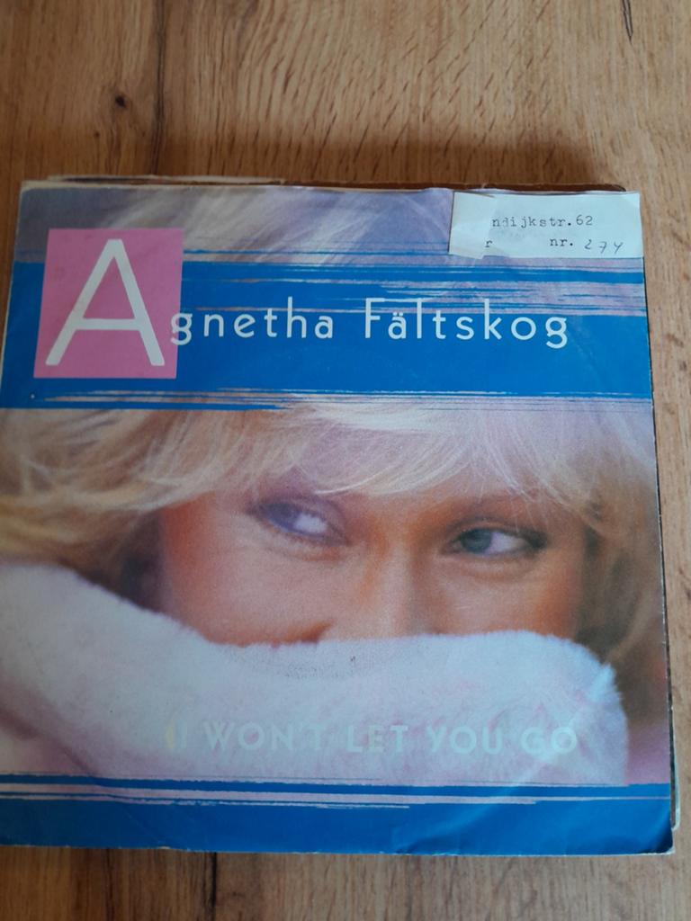 Agnetha faltskog 7inch i won,t let you go, Ophalen of Verzenden, Zo goed als nieuw, Pop