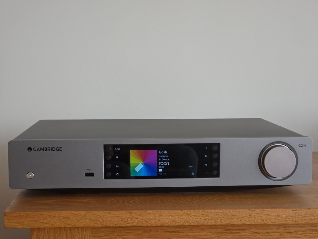 Cambridge Audio CXN V2 - Zilver - In nieuwstaat, Zo goed als nieuw, 60 tot 120 watt, Stereo, Ophalen
