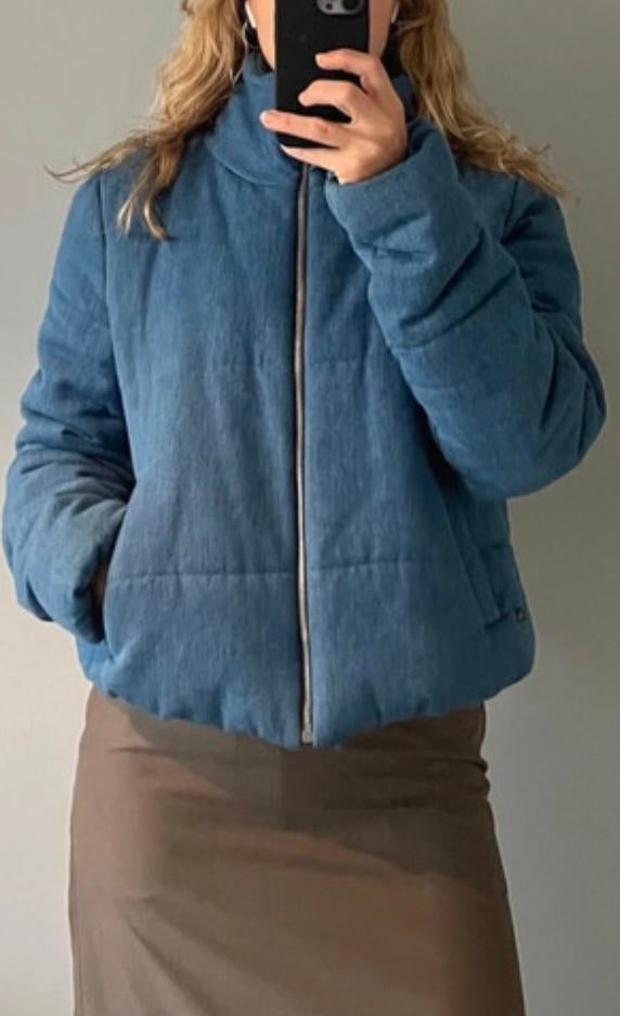 Lois denim bomberjack - Maat M, Ophalen of Verzenden, Zo goed als nieuw, Maat 38/40 (M), Blauw