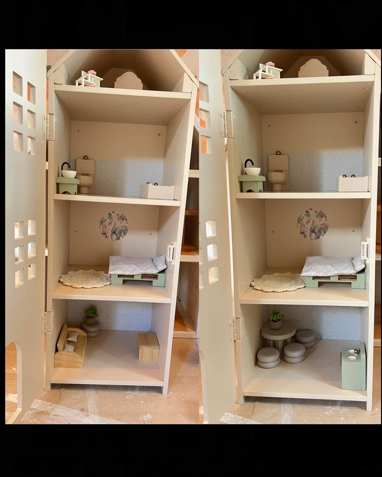 Een prachtig poppenhuis vol meubels en accessoires, Ophalen, Nieuw, Poppenhuis