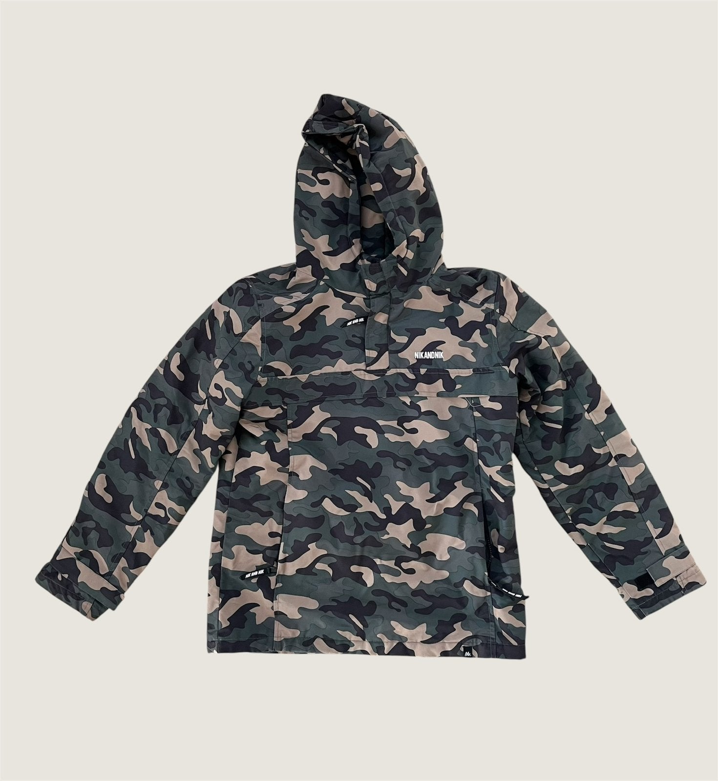 NIK&NIK camouflage anorak jas/winterjas, maat 176, Ophalen of Verzenden, Zo goed als nieuw, Jongen, Jas